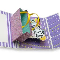 Набір для створення pop-up листівки "Party Girl" FDGCK-052, 14 x 16 см - мініатюра 4