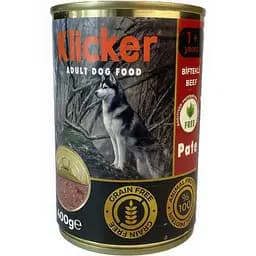 Вологий корм Klicker паштет для дорослих собак з яловичиною 400 г.