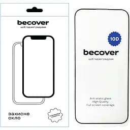 Захисне скло BeCover для Apple iPhone 16 Pro Max 10D Black (712324)