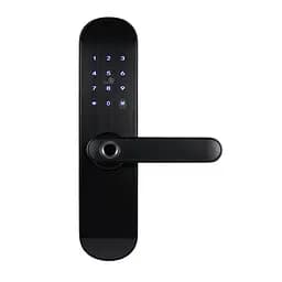Замок біометричний автономний Trinix TRL-5103BTF Black Right з Bluetooth, зчитувачем відбитків пальців і карт Mifare (65-00013)