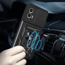 Панель BeCover Military для Motorola Moto G73 Black (709982) - мініатюра 4