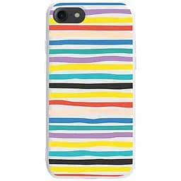 Чохол-накладка Toto Pure TPU 2 mm Print Case Apple iPhone 7/8/SE 2020 #19 Stroke White