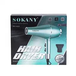 Фен для волосся Sokany SK-14009 з двома концентраторами професійний 2000 Вт, зелений Sokany SK14009 - мініатюра 6