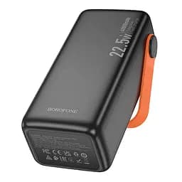 Зовнішній акумулятор Borofone BJ66 Magnifico 22.5W+PD20 40000mAh чорний - мініатюра 2