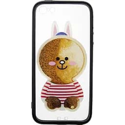Чехол-накладка Toto TPU Сartoon Network Case IPhone 5/5S/SE Animation Hare Black