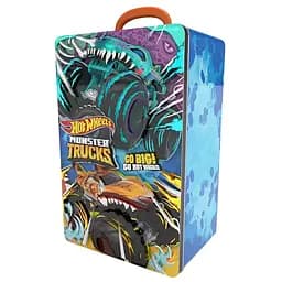 Контейнер для зберігання автівок Hot Wheels серії Monster Trucks металевий (HWCC21) - мініатюра 2