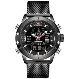 Чоловічий наручний годинник Naviforce Tesla Black NF9153 - мініатюра 2