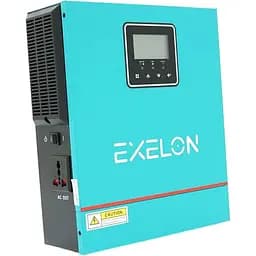 Інвертор Exelon EXS-1000/12, 1000VA, 12V, струм заряду 0-40A, MPPT (20-150VDC, 80A), 290x240x91mm, 3.5 kg