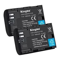 2-Pack KingMa Canon LP-E6 комплект з 2 акумуляторів