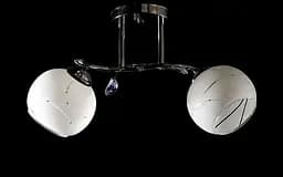 Люстра Splendid Ray L9904B/2 (CR), E27, 40Вт, хром, білий, на кронштейн, сучасний стиль