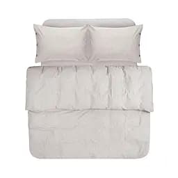 Постельное белье Lotus Home Washed cotton - Solid kahve-bej семейный