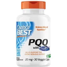 Витамины и минералы Doctor's Best PQQ, 30 вегакапсул