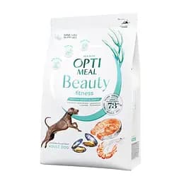 Беззерновой полнорационный сухой корм для взрослых собак всех пород Optimeal Бьюти Фитнес, Здоровый вес и суглобы, 10 кг (B1732901)
