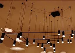 Люстра Brille лофт підвісна LED 80W WW BK (BL-838S/4) - мініатюра 4