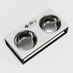 Hollky Base S — миски на підставці для маленьких собак та котів (2 × 0,45 л) - мініатюра 7