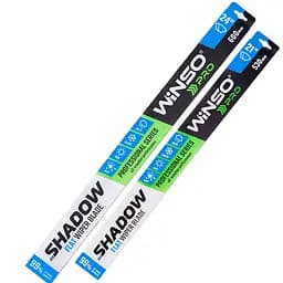 Комплект щіток склоочисників безкаркасних Winso Pro Shadow для Mitsubishi ASX 2010-2023 (sk_199)