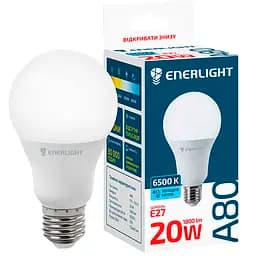 Лампа світлодіодна Enerlight A80 20 Вт 6500K E27 матова (A80E2720SMDCFR)