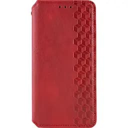 Чехол-книжка Getman Cubic для Redmi 15C Europe version Red (148410)