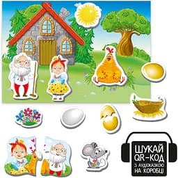 Магнітний театр Vladi Toys Казкові голоси Курочка Ряба з аудіоказкою (VT3206-39) - мініатюра 2