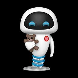 Фігурка Funko Pop Валл-і Єва з плюшевим ведмедиком WALL-E Eve with Teddy Bear 10 см FP W E 1531 - мініатюра 2
