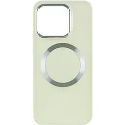 TPU чохол Bonbon Metal Style with MagSafe для Xiaomi Redmi Note 13 Pro 4G / Poco M6 Pro 4G /Note 14S Білий / White - мініатюра 2