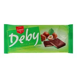 Какао-плитка Leona з горіховою начинкою Deby 90 г