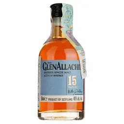 Віскі GlenAllachie 15yo Single Malt Scotch Whisky 46% 0.05 л