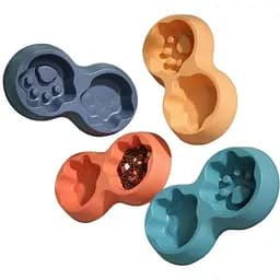 Миска для тварин Aidog пластикова подвійна фігурна (B83015)