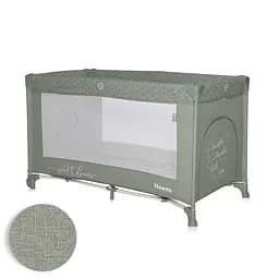 Детский манеж на колесах от рождения до 3 лет Noemi 1 Layer Iceberg Green Star Lorelli Зеленый