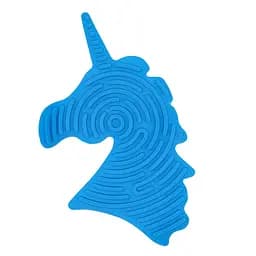 Дитяча розвиваюча дошка для сенсорної активності "Єдиноріг" Bambi GS0108 двостороння Синій