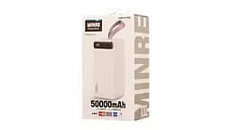 Зовнішній акумулятор Power bank WK WP-283 50000mAh (Білий) - мініатюра 3