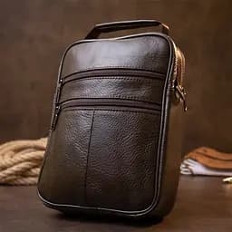 Чоловік шкіряний месенджер Vintage 19х25,5х5,5 см 000158588 - мініатюра 6