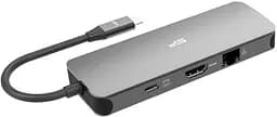 Док-станція - хаб Usb-C Silicon Power 8-in-1 SR30 Docking Station - мініатюра 3