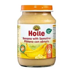 Пюре Holle Банан с манной крупой, органическое, 190 г (32822)