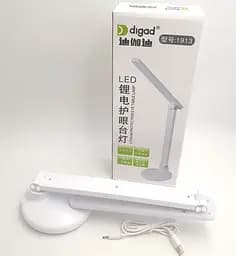 Настільна лампа Digad 1913 сенсорна + 18650 + USB + 3 режими (плавне регулювання) - мініатюра 5