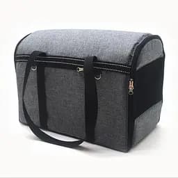 Сумка тунель матрац для собак та котів Zoo-hunt Меланж сіра №0 210х340х280 мм