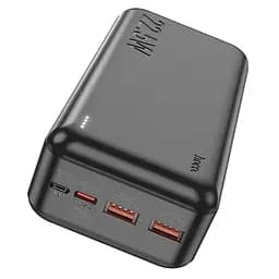 Універсальна мобільна батарея Hoco J101B Astute 22.5W 30000mAh Black (6931474782519) - мініатюра 3