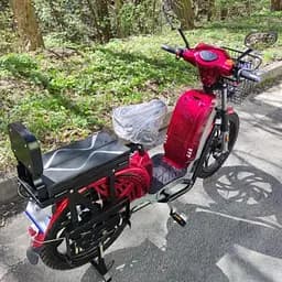 Електроскутер Двомісний Crosser E-Delta (800W,60V,15Ah) Червоний - мініатюра 8