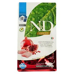 Сухой беззерновой корм для кошек Farmina N&D Grain Free Prime Cat Chicken&Pomegranate Adult, курица и гранат, 300 г
