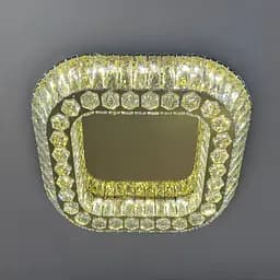 Розкішна стельова LED-люстра для вітальні Linisoln 3216-60×60 FG золото 160 Вт до 20 м2