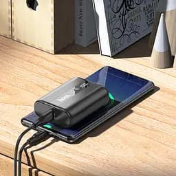 Портативний ЗП Power Bank Hoco Q3 Pro 22.5W+PD20W 10000 mAh Black - мініатюра 5