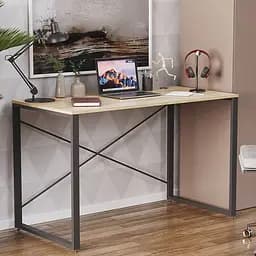 Письмовий стіл Ferrum-decor Серії Конект 75x120x60 чорний ДСП Дуб Сонома 16мм (FRD-104204)