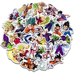 Стікерпак набір наклейок G-Toys Dragonball Z 45 шт. (SP DZ 01)