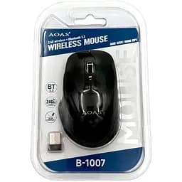 Миша безпровідна AOAS B-1007 /BT5.2/2.4Ghz/1600dpi/