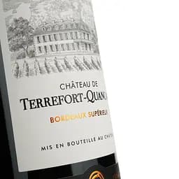 Вино Cheval Quancard Chateau de Terrefort-Quancard Bordeaux Superieur AOC, червоне, сухе, 11-14,5%, 0,75 л - мініатюра 5