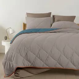 Покривало стьобане двостороннє Cosas Ocean Sand CS2 110х140 см (Blanket_68Sky_84Quartz_kt_75Terrakot_110х140) - мініатюра 8