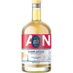 Виний дистилят Дрофа&Люди Білий Бренді Aged on Sherry Oak Chips 42% 0.5 л 