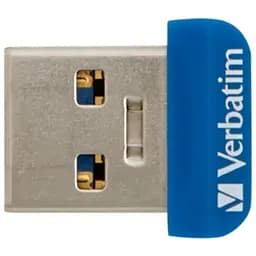 USB флеш накопитель Verbatim 16GB Store 'n' Stay NANO Blue USB 3.0 (98709)
