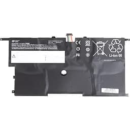 Акумулятор для ноутбуків Lenovo ThinkPad X1 Carbon Gen3 3rd 2015 (00HW002) 15.4V 3180 mAh