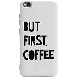 Чехол-накладка Toto Pure TPU 2 mm Print Case Xiaomi Redmi Go #41 First Coffee White